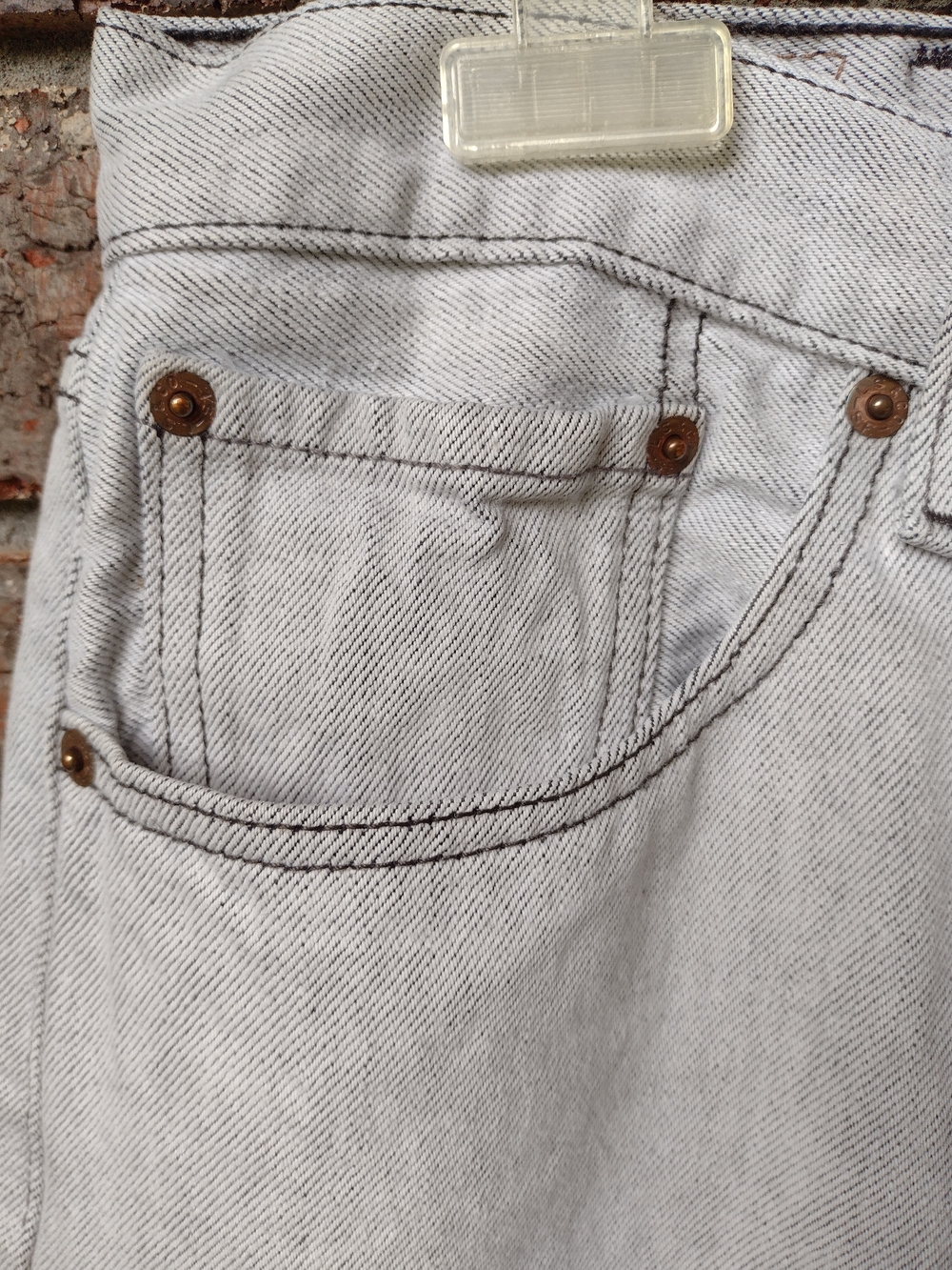 Levi's 501 XX Button Fly Jeans Mens 36X29 Light Wash Straight Leg Vintage 90's - Picture 3 of 11